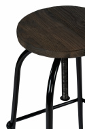 Tabouret \'Frans\' - Brun clair/Noir