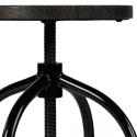 Tabouret \'Frans\' - Brun clair/Noir