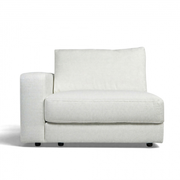 Module \'Messina\' 104x110cm - Blanc dans le groupe Meubles / Canapés / Canapés modulables chez Reforma (Rio-1-left-Grace01)
