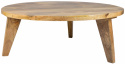Table basse Vintage Ronde 80cm - Nature