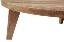 Table basse Vintage Ronde 65cm - Nature