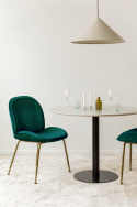 Chaise \'Lux\' - Vert/Laiton