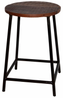 Tabouret \'Leo\' - Fer/bois