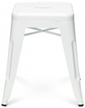 Tabouret \'Montmartre\' 45cm - Blanc