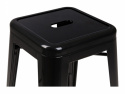Tabouret \'Montmartre\' 65cm - Noir
