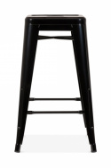 Tabouret \'Montmartre\' 65cm - Noir