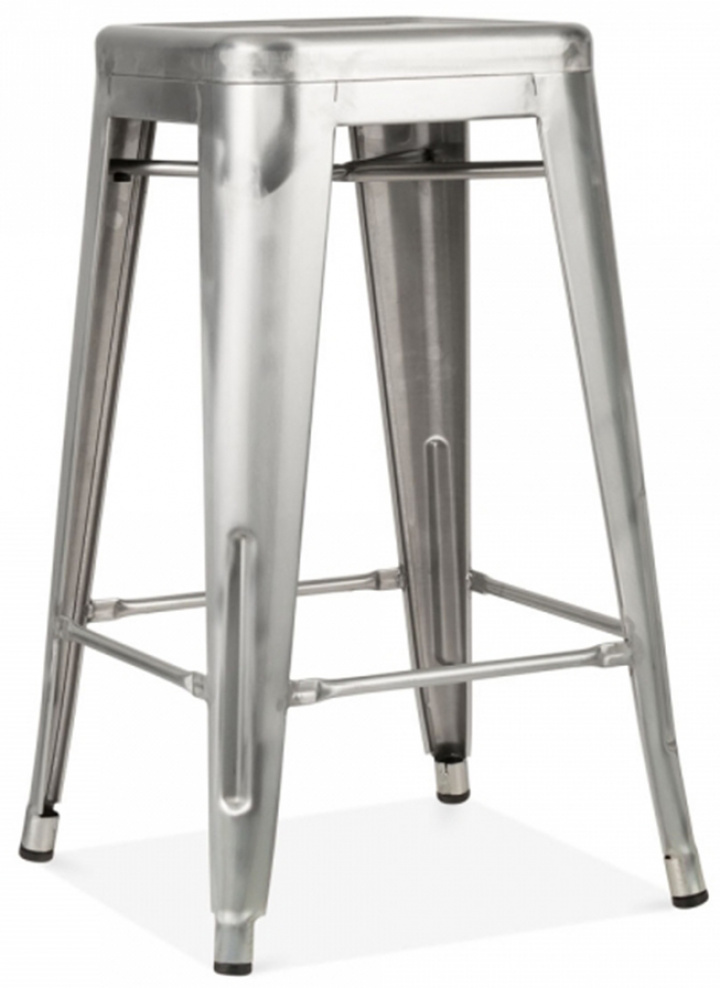 Tabouret \'Montmartre\' 65cm - Acier dans le groupe Meubles / Meubles d\'assise / Tabourets chez Reforma (SM-1025K-steel)