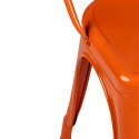 Chaise \'Montmartre\' - Laque orange