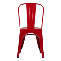 Chaise \'Montmartre\' - Laque rouge