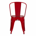 Chaise \'Montmartre\' - Laque rouge
