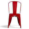 Chaise \'Montmartre\' - Laque rouge
