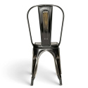 Chaise \'Montmartre\' - Vintage noir/antique