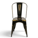 Chaise \'Montmartre\' - Vintage noir/antique