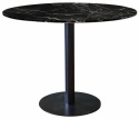 Table à manger \'Marbleous\' Ronde 100cm - Noir