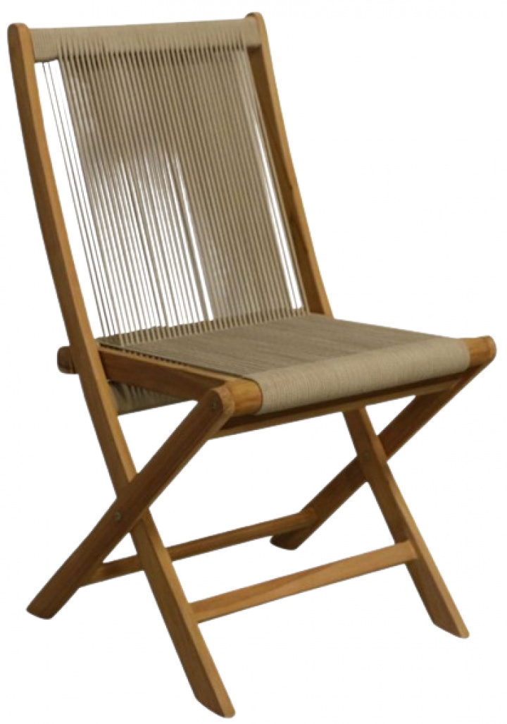 Chaise de jardin \'Rope\' - Teck dans le groupe Meubles / Mobilier de jardin / Chaises de jardin chez Reforma (STCO00700A)