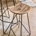 Tabouret \'Teak\' 77cm - Nature