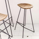 Tabouret \'Teak\' 77cm - Nature