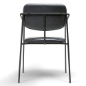 Fauteuil à accoudoirs \'Ebba\' - Gris foncé