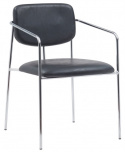 Fauteuil à accoudoirs \'Ebba\' - Noir/Argent