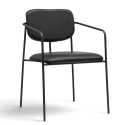 Fauteuil à accoudoirs \'Ebba\' - Noir