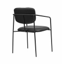 Fauteuil à accoudoirs \'Ebba\' - Noir