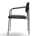 Fauteuil à accoudoirs \'Ebba\' - Noir