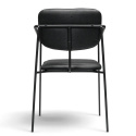 Fauteuil à accoudoirs \'Ebba\' - Noir