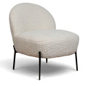 Fauteuil \'Gori\' - Blanc/Teddy