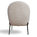 Fauteuil \'Gori\' - Blanc/Teddy