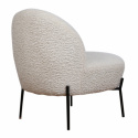 Fauteuil \'Gori\' - Blanc/Teddy