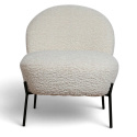 Fauteuil \'Gori\' - Blanc/Teddy