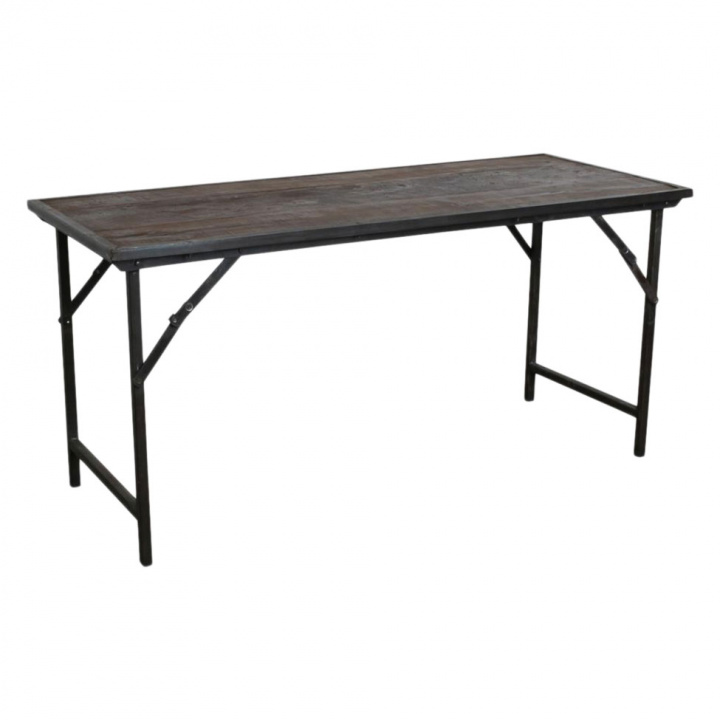 Table à manger \'Factory\' 153x62cm - Brun/Noir dans le groupe Meubles / Tables / Table à manger chez Reforma (TAFW00091)