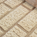 Tapis Rya \'Leknes Laine Tissée à la Main\' - Beige