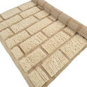 Tapis Rya \'Leknes Laine Tissée à la Main\' - Beige