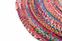 Tapis rond \'Flätan\' 250cm - Multicolore