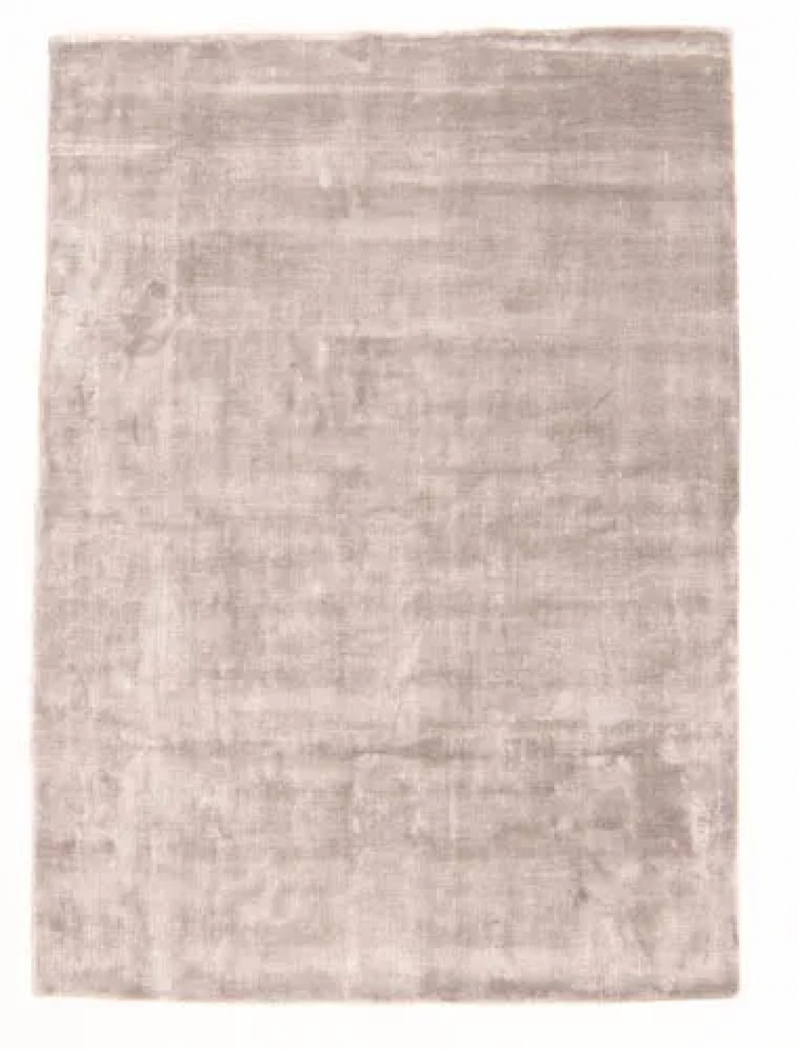 Tapis en viscose \'Jodhpur\' 200x200cm - Gris Clair/Beige dans le groupe Décoration / Tapis / Tapis tissés chez Reforma (V10160648)