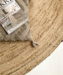 Tapis rond \'Flätan\' 160cm - Jute