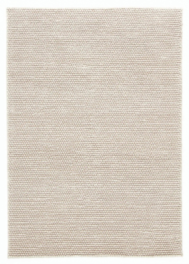 Tapis en laine \'Avafors\' 70x140cm - Beige dans le groupe Décoration / Tapis / Tapis en laine chez Reforma (V10163749)