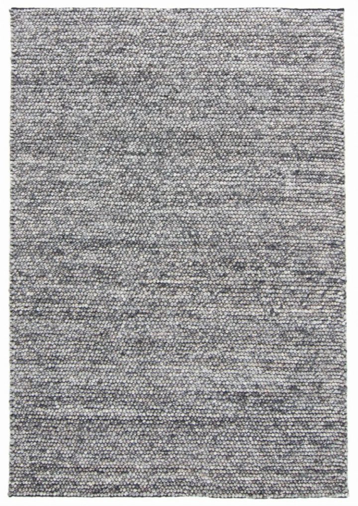 Tapis en laine \'Avafors Wool Bubble\' 200x290cm - Gris dans le groupe Décoration / Tapis / Tapis en laine chez Reforma (V10163754)