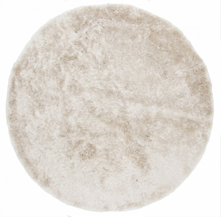 Tapis rond \'Janjira\' 240cm - Blanc cassé dans le groupe Décoration / Tapis / Tapis en ry chez Reforma (V10163922)