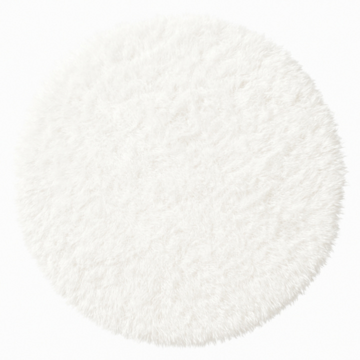 Tapis rond \'Janjira\' 160cm - Blanc dans le groupe Décoration / Tapis / Tapis en ry chez Reforma (V10164966)