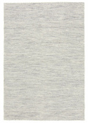Tapis en laine \'Dhurry\' 60x120cm - Gris