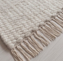 Tapis en laine \'Cartmel\' 240x240cm - Blanc cassé
