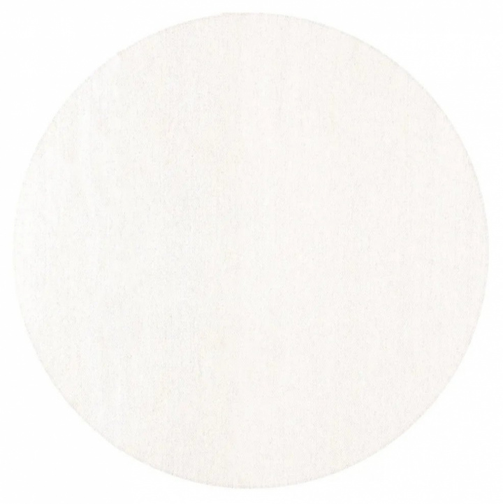 Tapis rond \'Hamilton\' 200cm - Blanc dans le groupe Décoration / Tapis / Tapis en laine chez Reforma (V10167514)