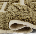Tapis Rya \'Leknes Laine Tissée à la Main\' - Vert
