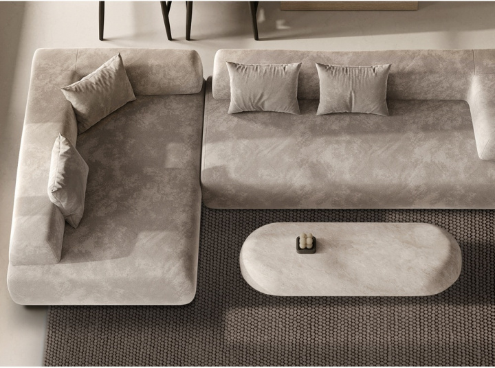 Tapis en laine \'Avafors Wool Bubble\' 240x240cm - Brun dans le groupe Tapis / Tapis en laine chez Reforma (V10190633)