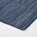 Tapis en jute \' Amasia \' - Bleu