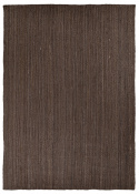 Tapis en jute \'Amasia\' - Brun foncé