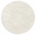 Tapis rond \'Amora\' 160cm - Blanc