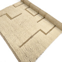 Tapis Rrya \'Laine tissée à la main Kiberg\' - Blanc